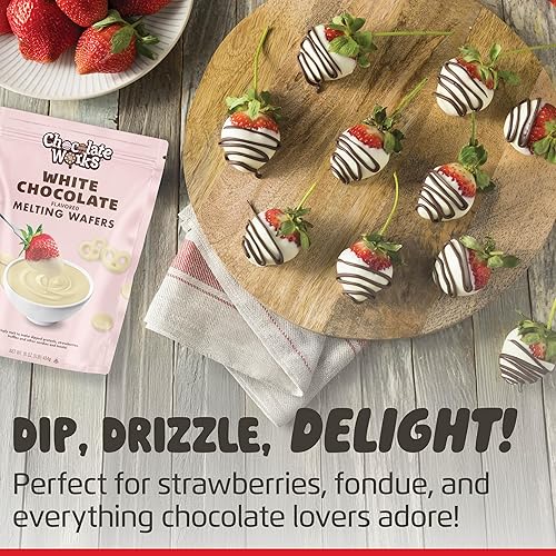 Miniatura 7 de Chocolate Works Melting Chocolate Parent (10 oz (paquete de 3), paquete variado leche, oscuro, chocolate blanco)