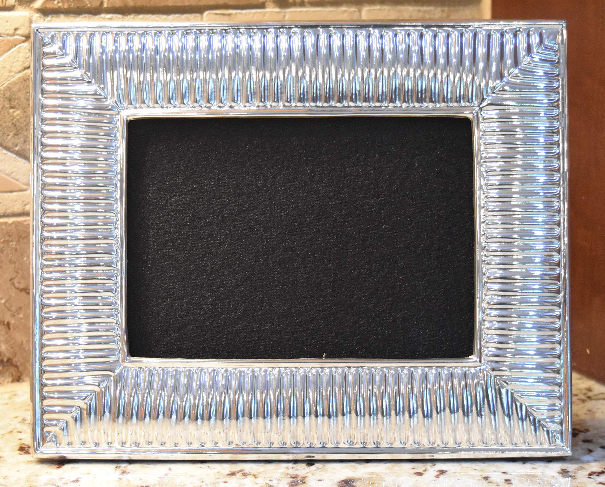 Sofia's Findings Rayas Sterling Silver Picture Frame (4x6)
