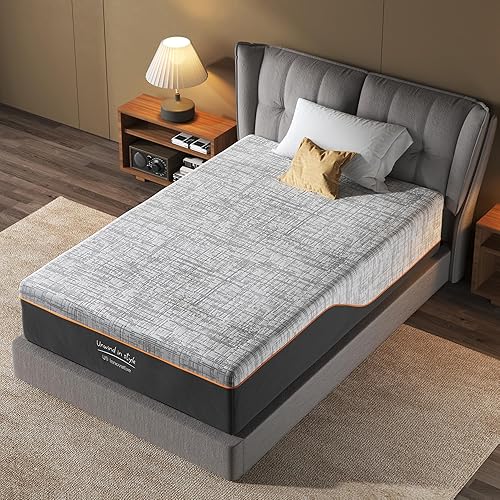 Miniatura 19 de Colchón King de 14 Pulgadas, Colchón de Espuma Viscoelástica de Firmeza Media con Funda Extraíble Lavable Cama de Gel Refrescante en una Caja, Azul