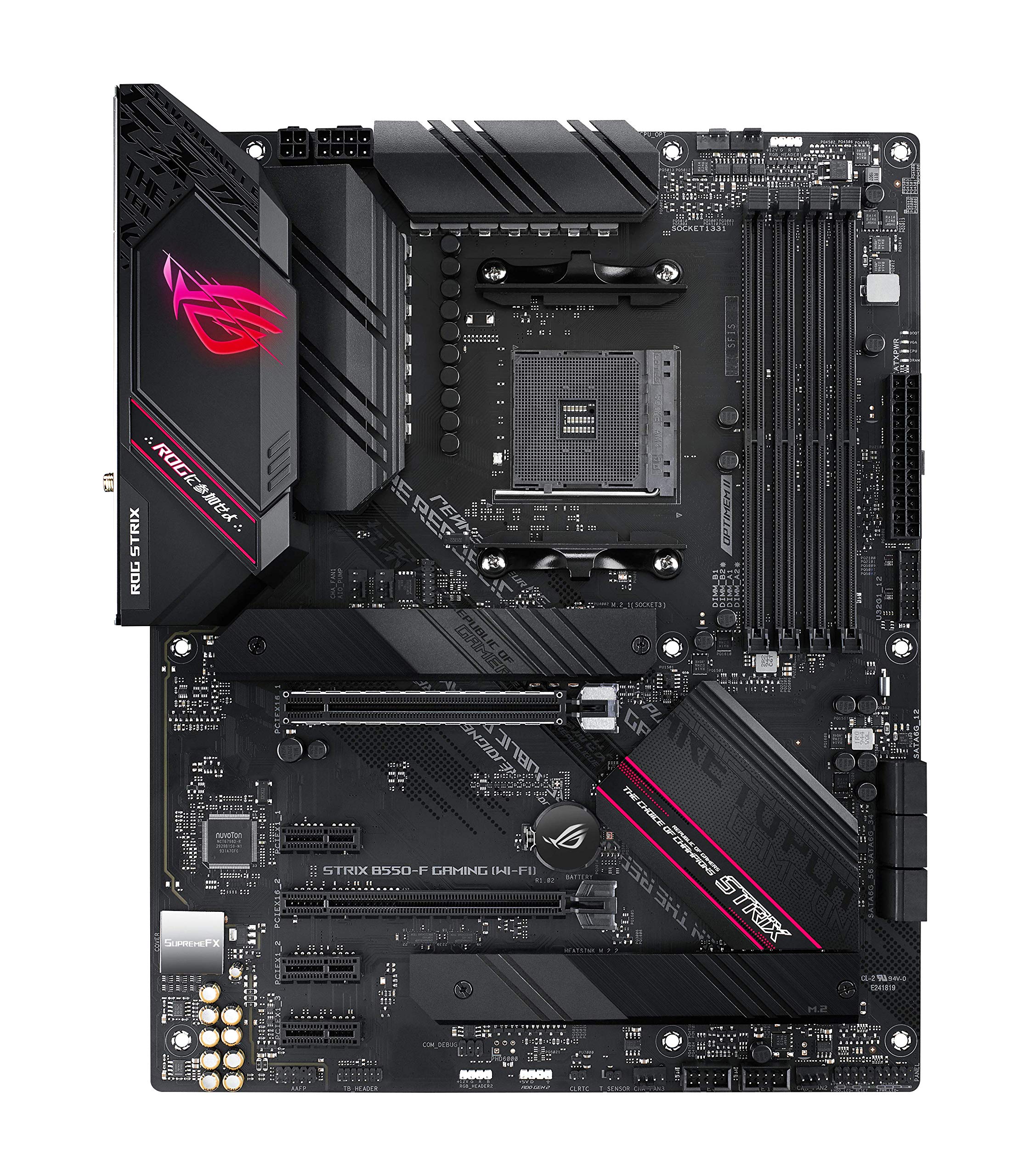 ASUS ROG Strix B550F Gaming (WiFi 6) AMD AM4 Zen 3 Ryzen 5000 & 3rd