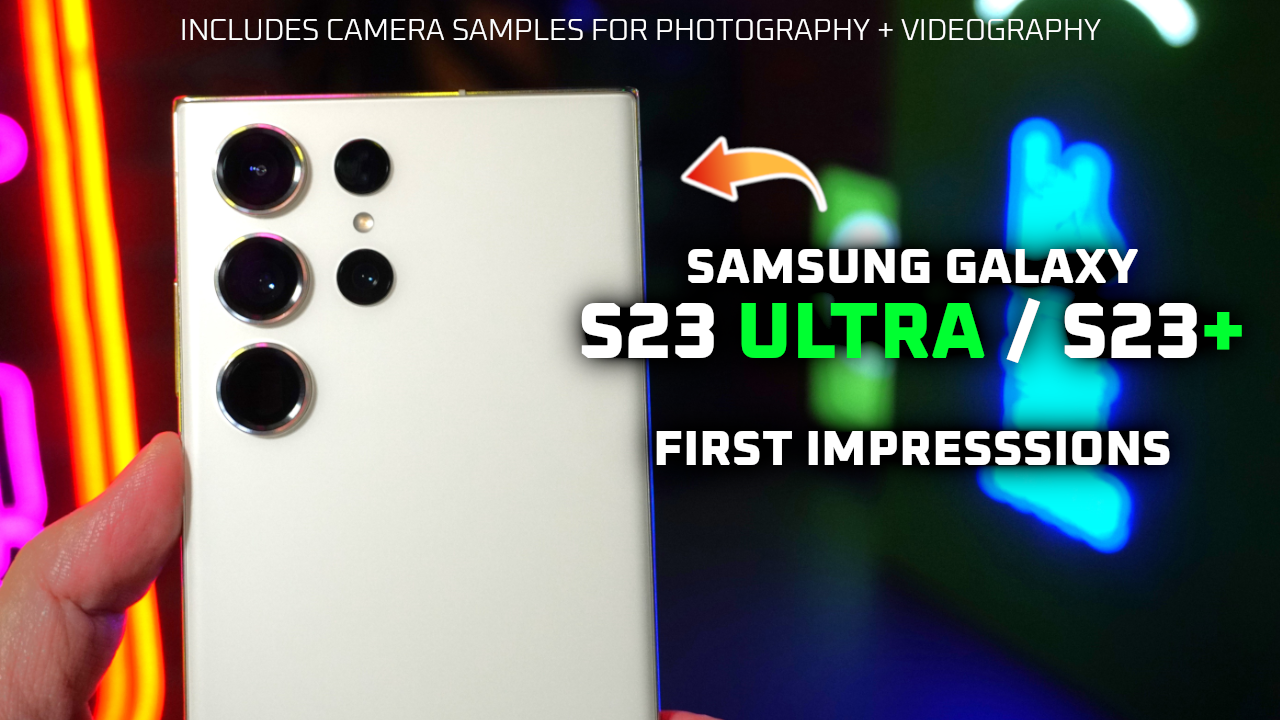 Watch Samsung Galaxy S23 Ultra First Impressions Review! on Amazon