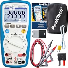peaktech 3360 professional digital multimeter with true rms & bar graph 4 3/4 digit