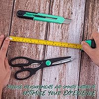 Vista 3 de CARTMAN Juego de herramientas para el hogar de 39 piezas, herramientas manuales esenciales para el hogar con estuche de almacenamiento de plástico