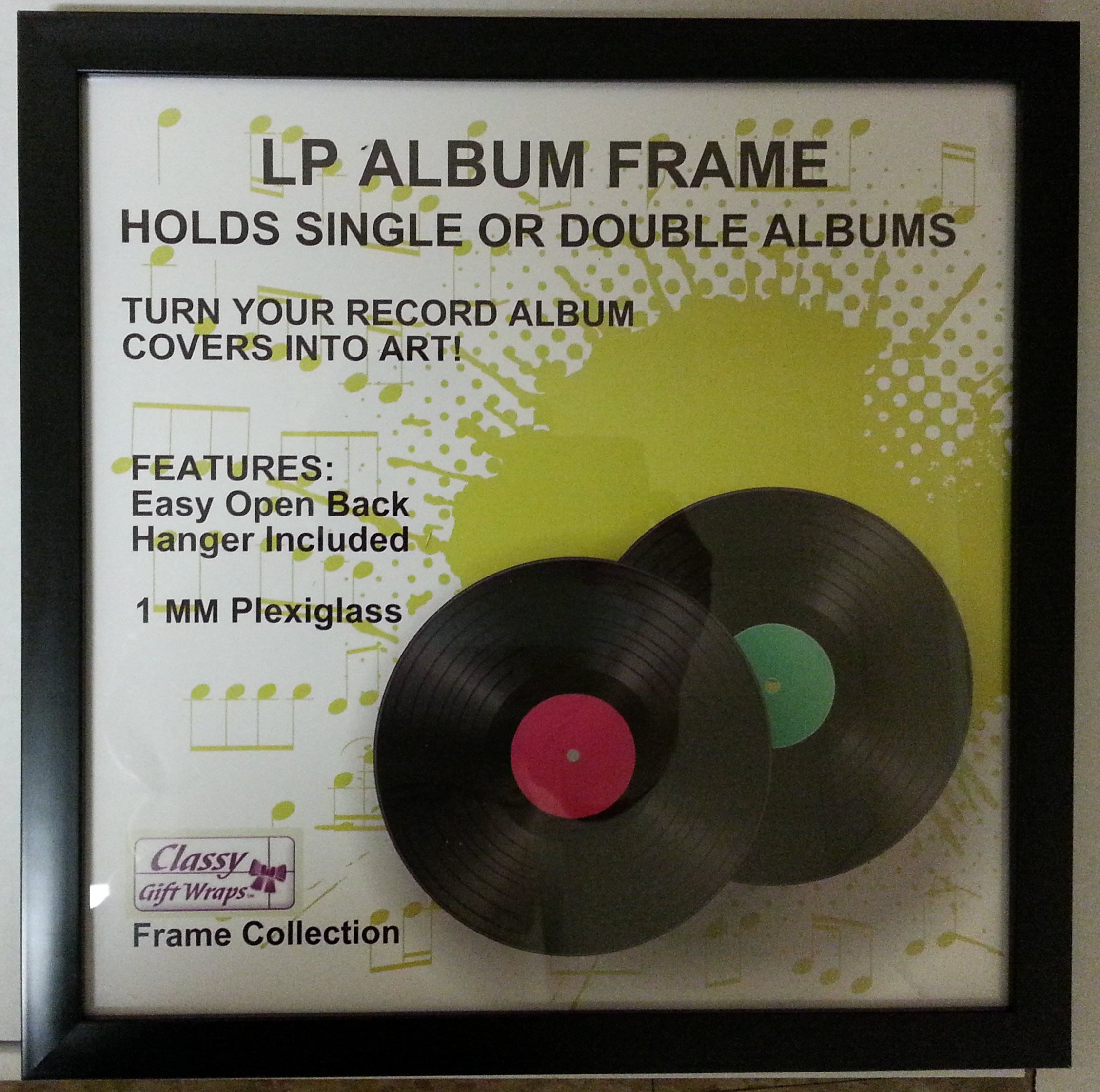Black LP Frame