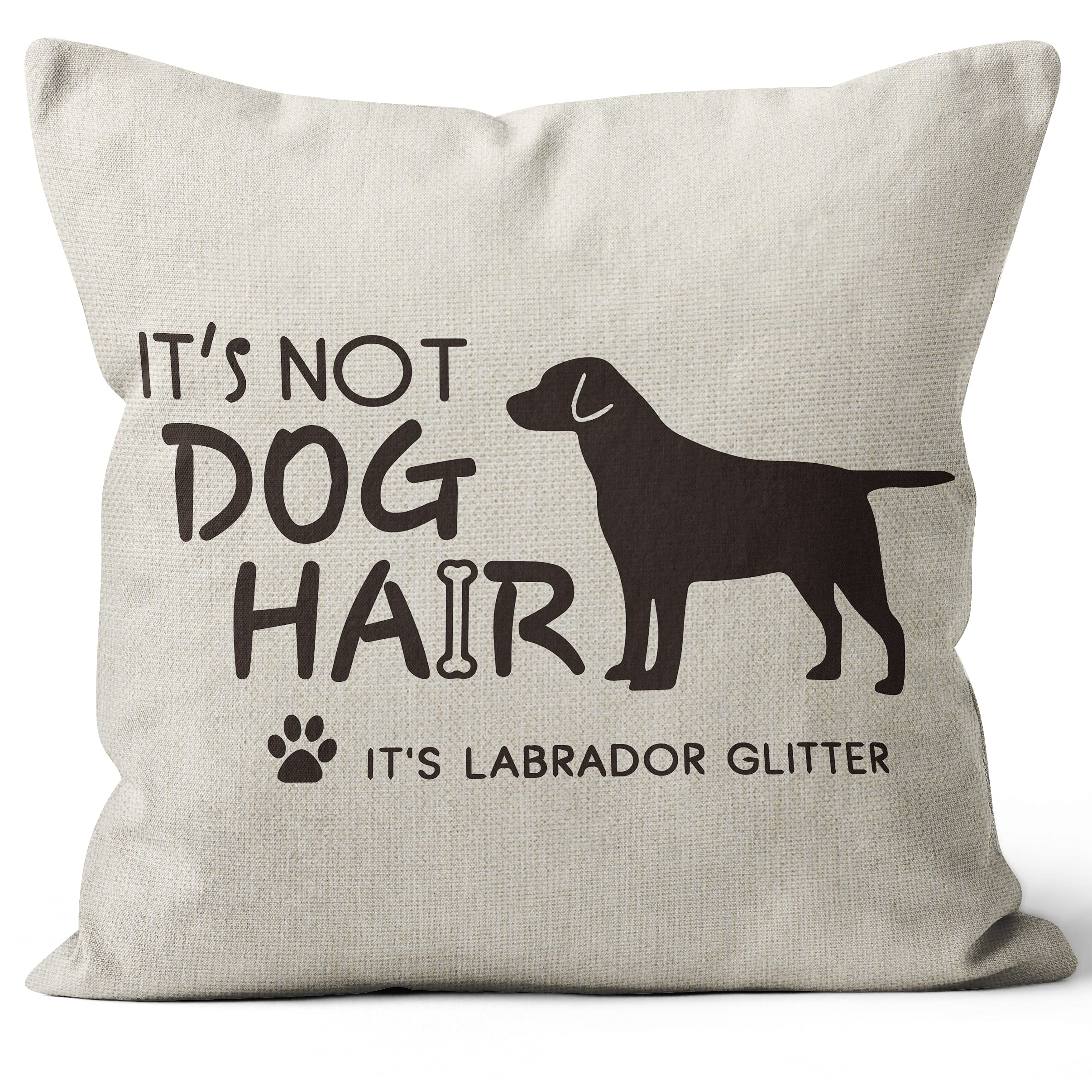 Labrador Dog Pillow Covers, Linen Labrador Pillow Cover 18x18, Labrador Retriever Gifts, Black Lab Gifts, Chocolate Lab Gifts, Gifts for Labrador Mom