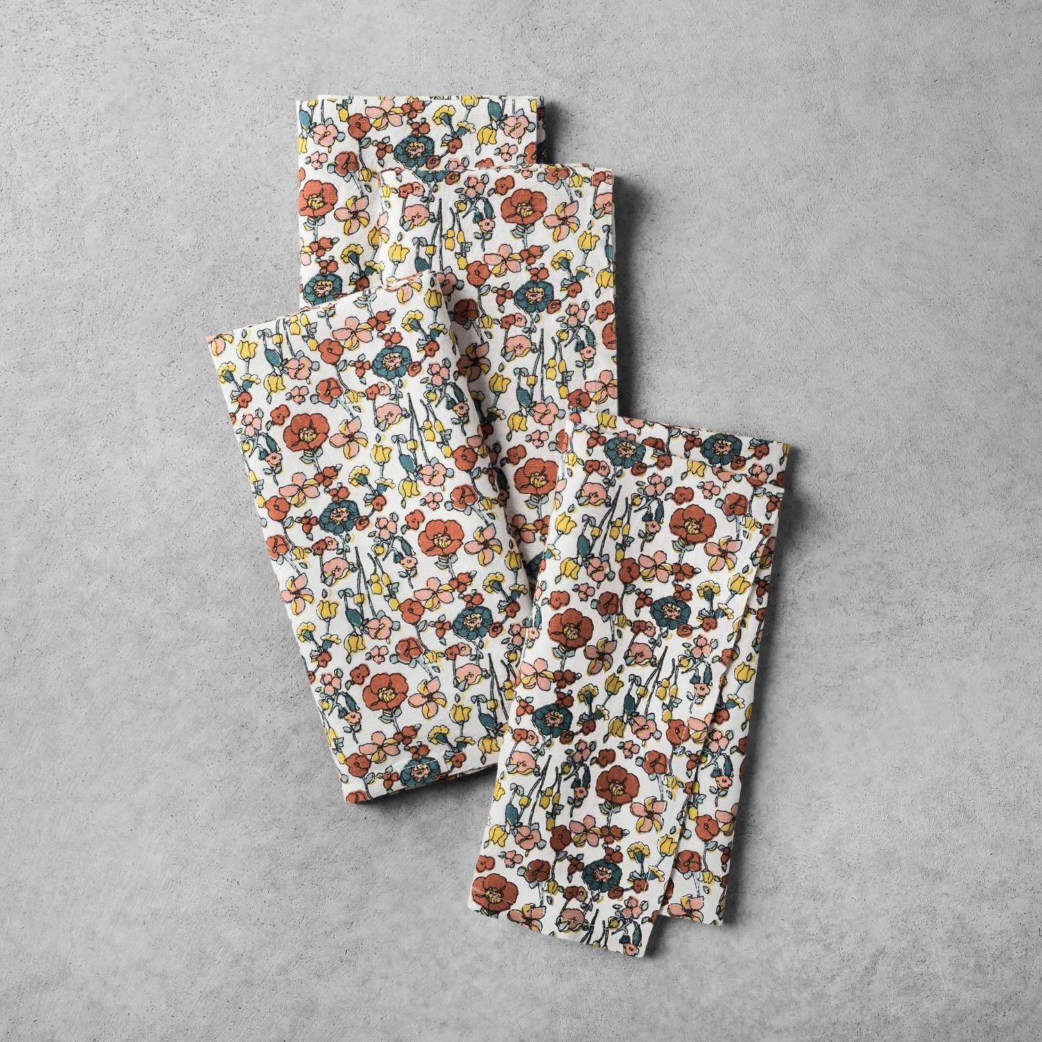 Hearth and Hand with Magnolia Easter Floral Napkin (4ct) Joanna Gaines Collection Limited Edition
