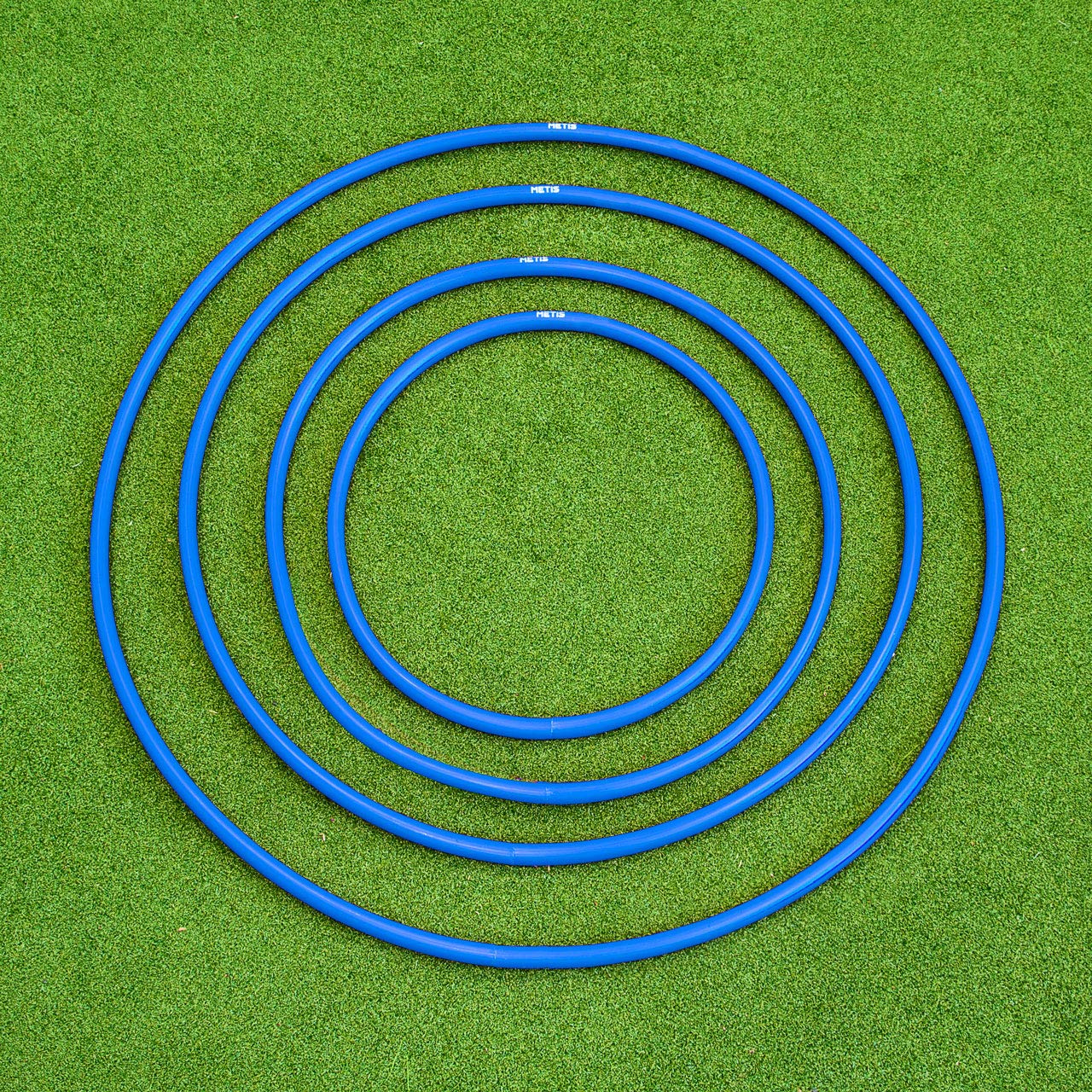 METIS Aro de Hula Hoops - Fitness, Danza y Ejercicio | Paquete de Aros 6 o 12 - Varias Opciones de Color | Tamaños de Aro: 45 cm, 60 cm, 76 cm y 92 cm | Ejercicio para ninos y Adultos