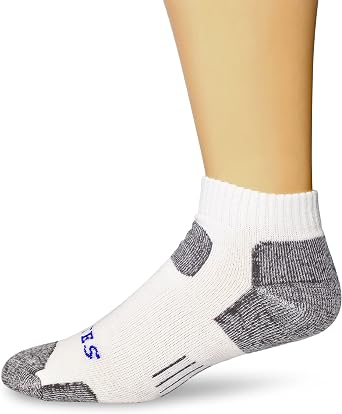 Bates Mens Tactical Low Cut Socks,White,Sock SizeLarge/Shoe Size 9-12