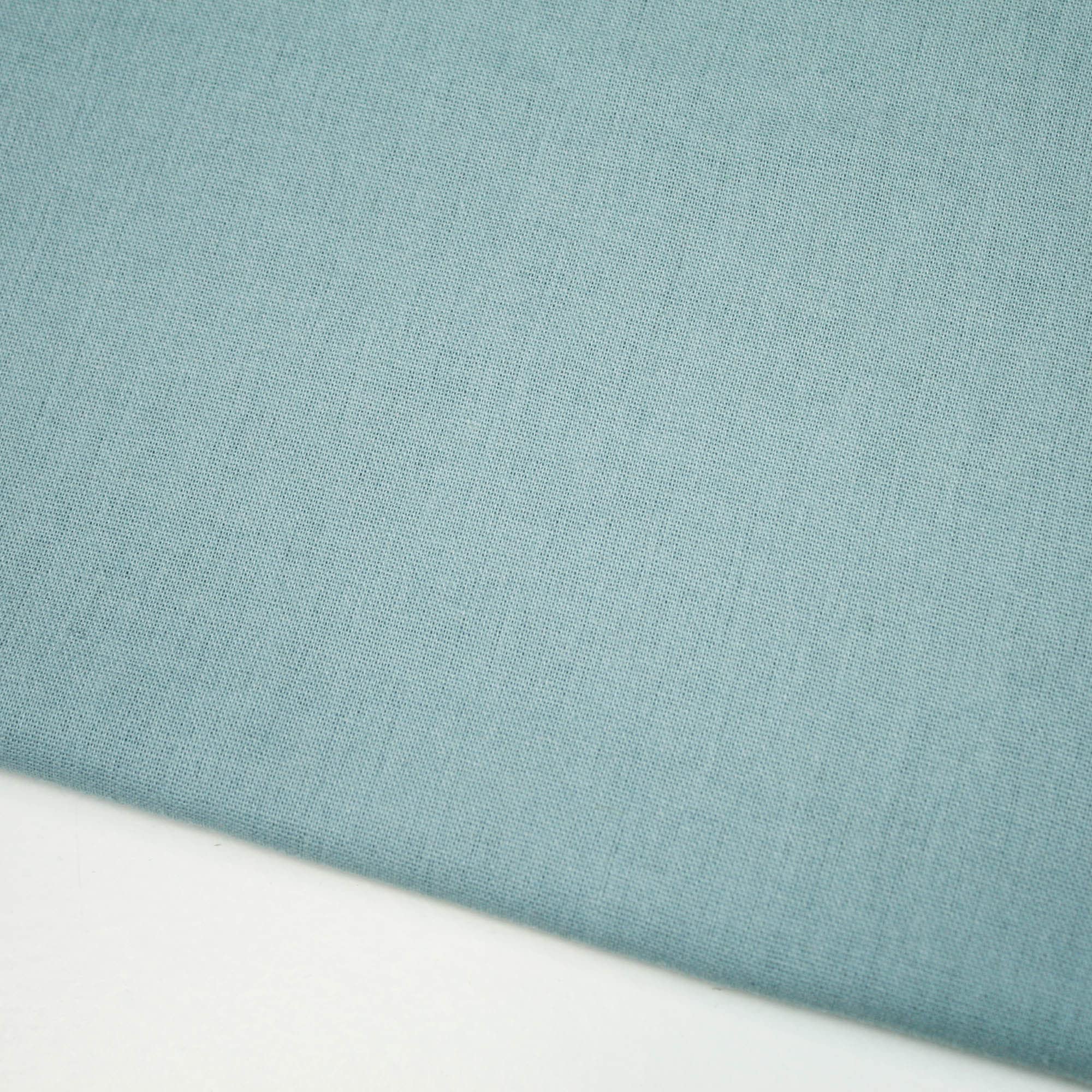 Cotton Linen Blend Fabric for Clothing Dressmaking Embroidery 140cm / 55" Wide (Seafoam Green)