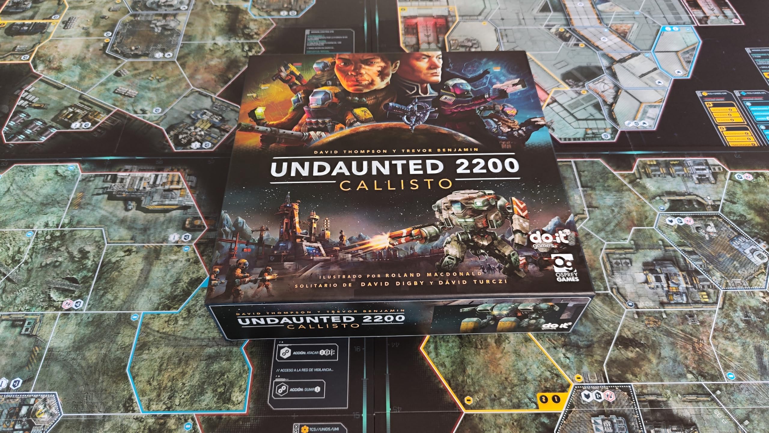 Undaunted 2200: Callisto, Juego de Mesa, A Partir de 14 Años
