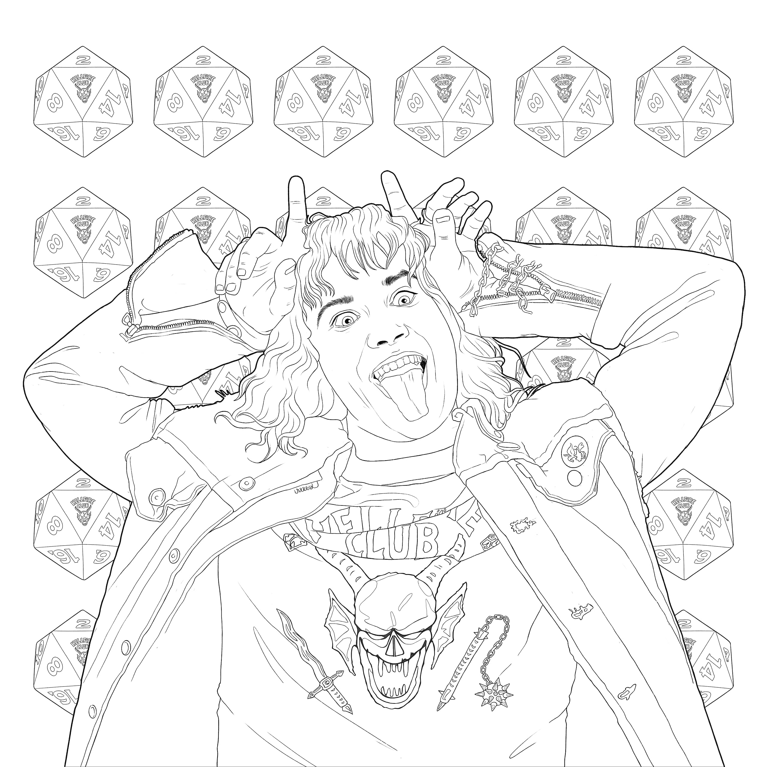 Stranger Things: The Official Coloring Book, Season 4: Random House Worlds