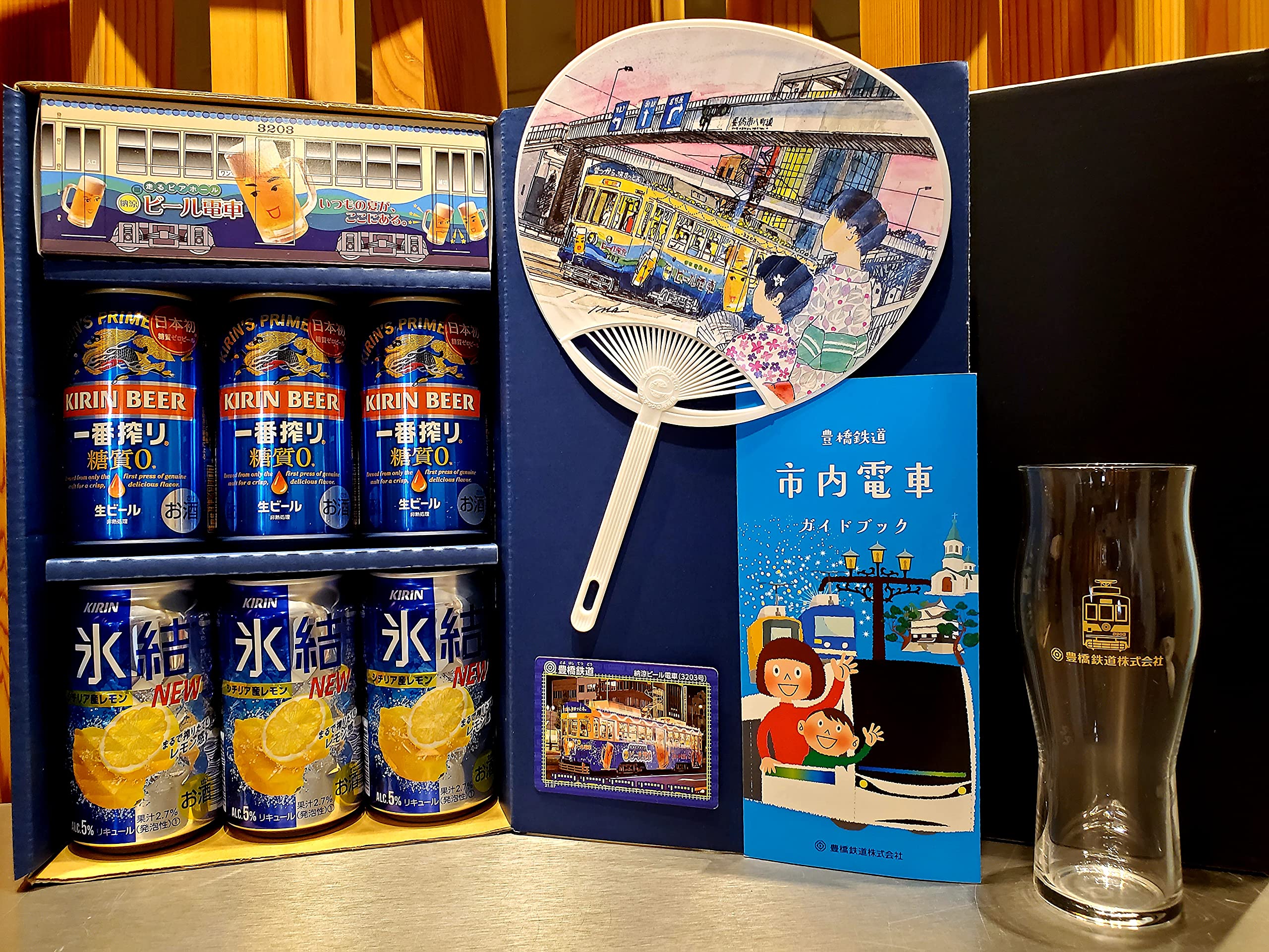 Amazon.co.jp: キリン 豊橋鉄道コラボ ビール電車ギフト 一番搾り糖質