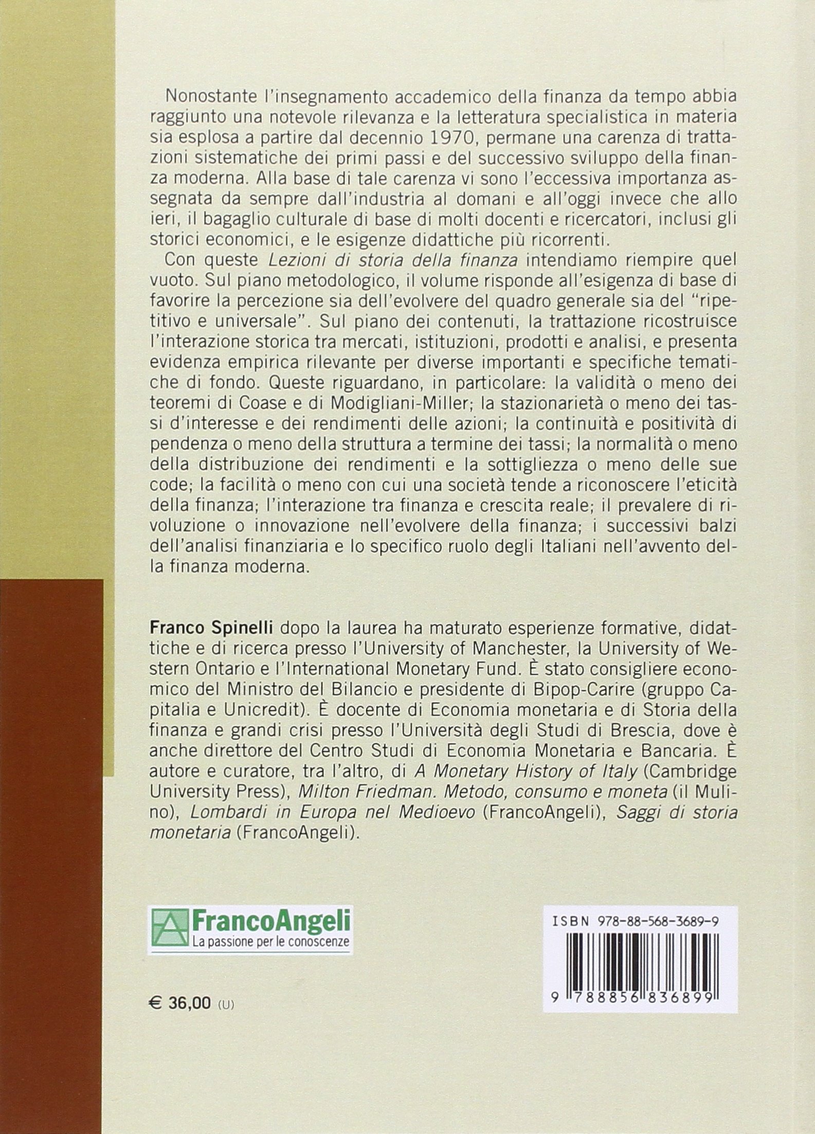 Lezioni di storia della finanza. Prodotti, mercati, istituzioni, analisi