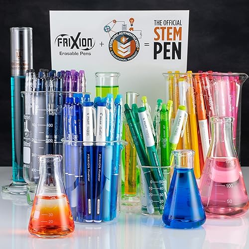 Miniatura 3 de Pilot FriXion Clicker - Bolígrafos de gel borrables, punta gruesa (0.039 pulgadas), tinta azul, paquete de 12 bolígrafos de escritura suaves y