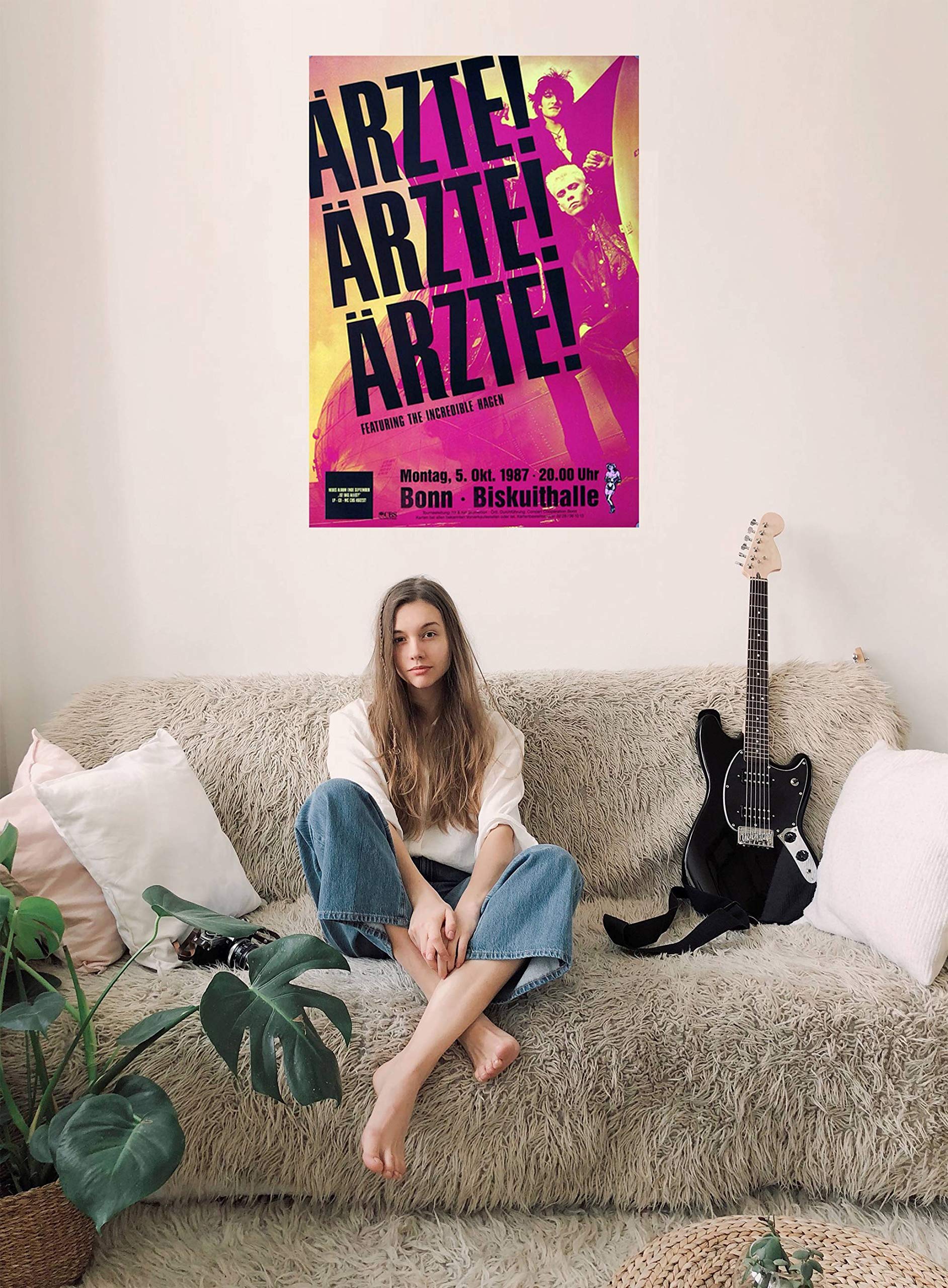 Premium Poster/Plakat | DIN A1 | Live Konzert Veranstaltung » Die Ärzte - Ist das Alles, Bonn 1987 «