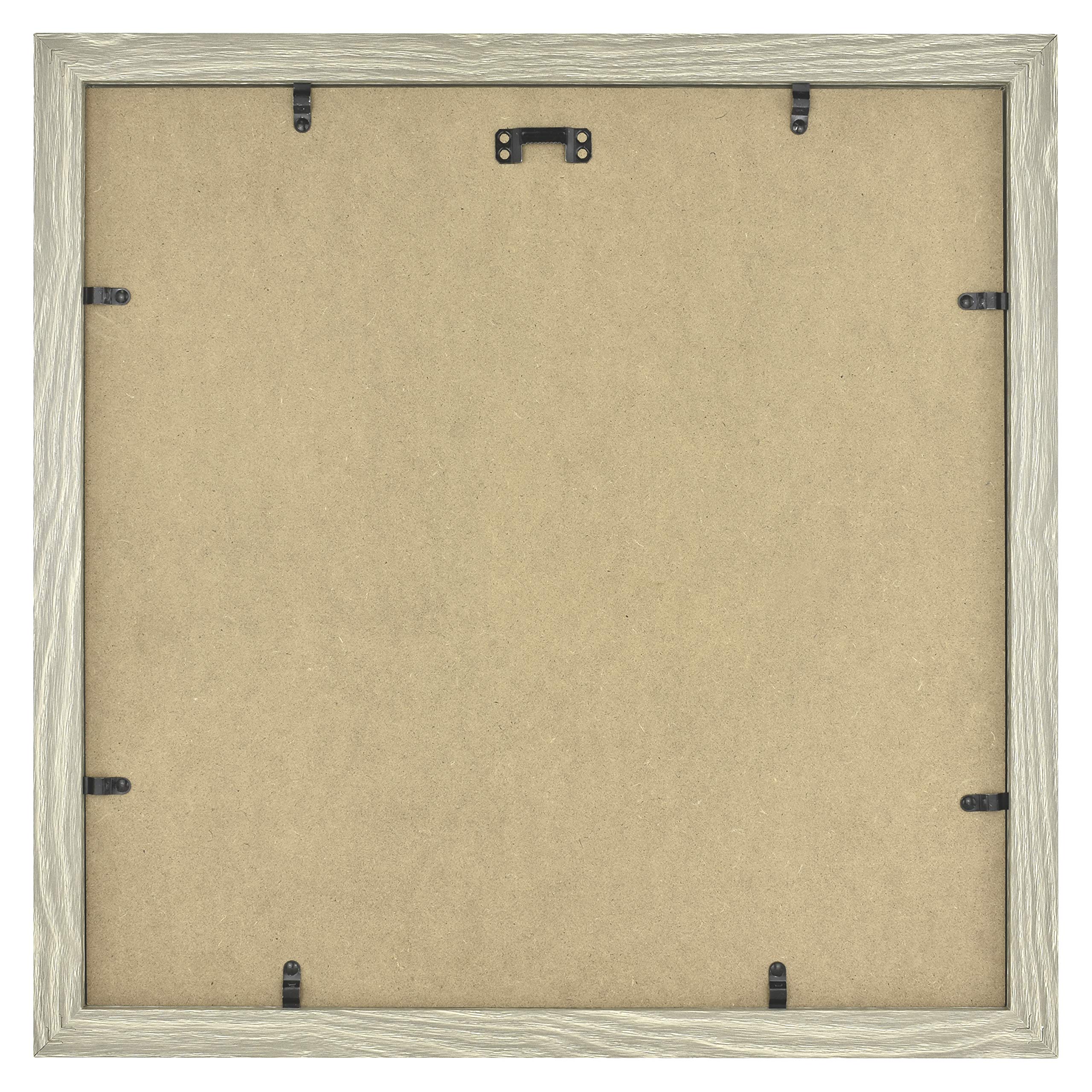 MCS 40 x 40 cm Studio Galeria Rama 20 x 20 cm 2-pak, szary Woodgrain, 40 x 40 cm matowana do 20 x 20 cm