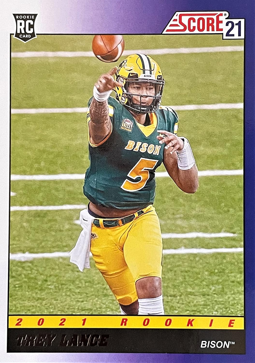 TREY LANCE Football ROOKIE Card NEW 2021 Panini Score