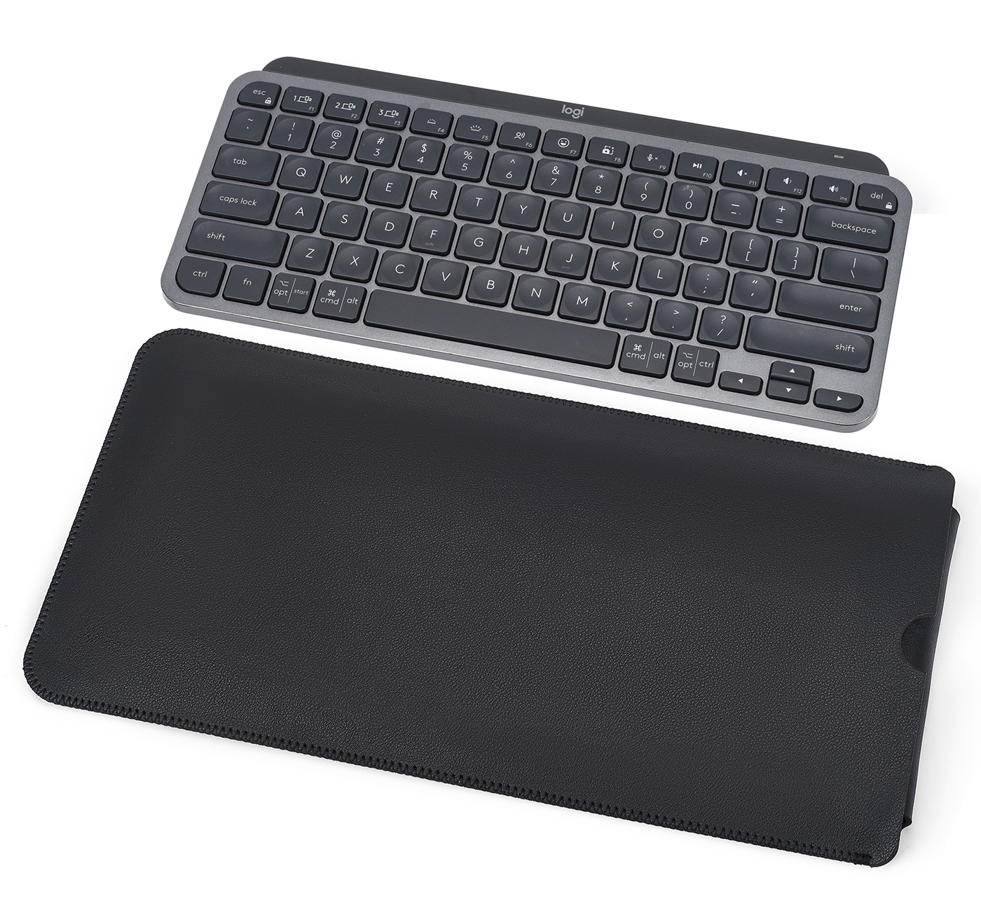 Watch Logitech MX Keys Mini PU Leather Keyboard Case Sleeve on