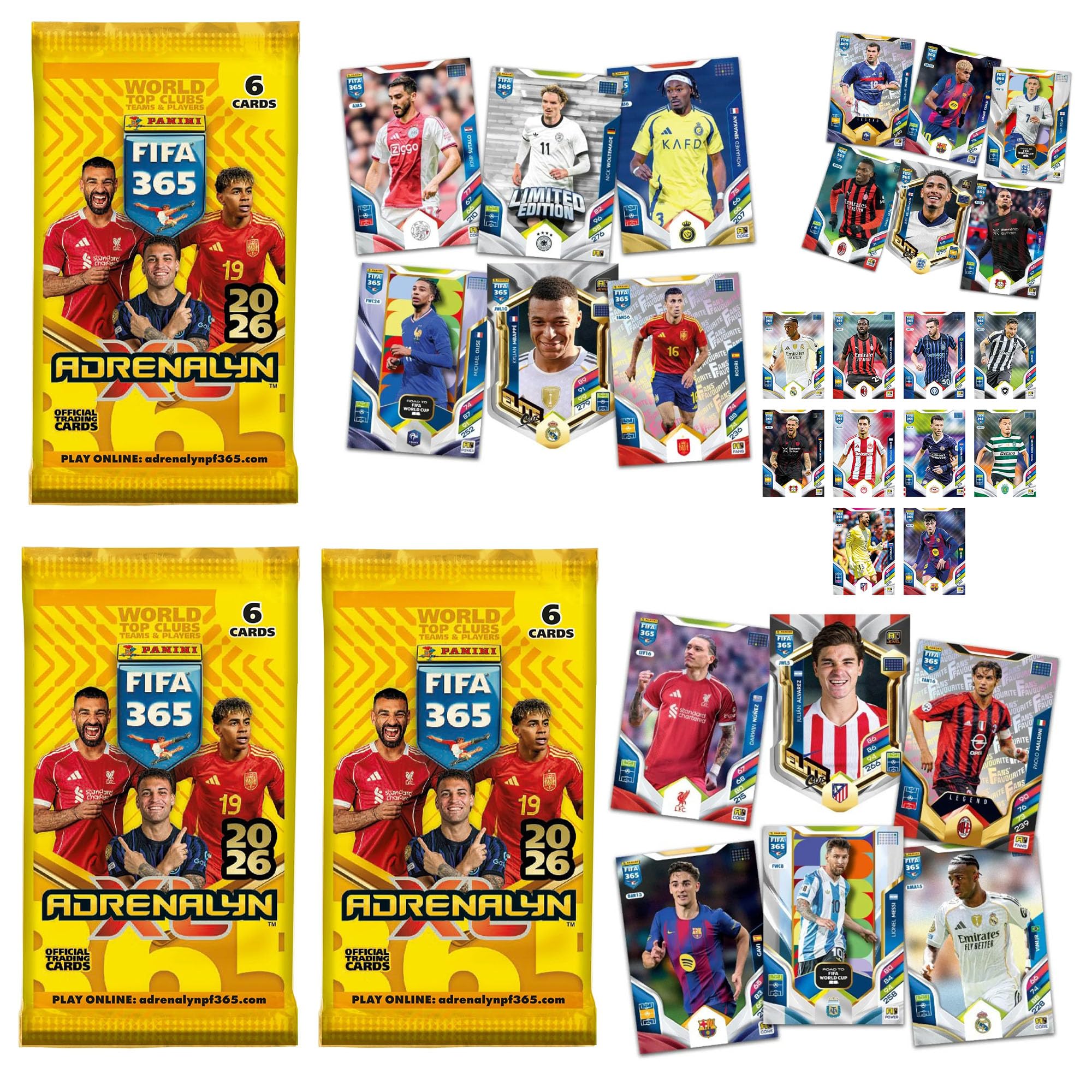 Amazon.co.jp: Grandor Panini FIFA 365 Adrenalyn XL 2026 サッカー