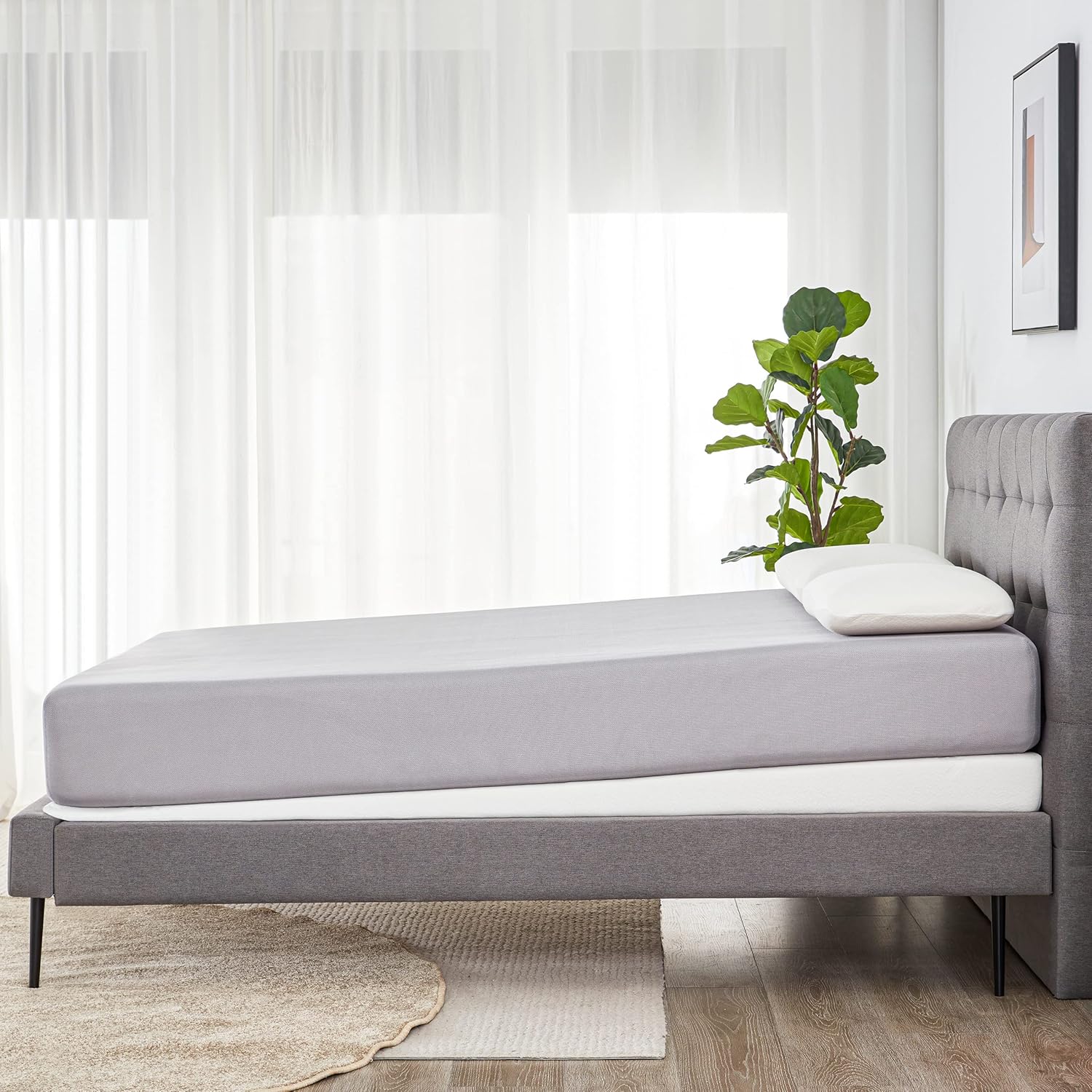 Lazyzizi Wedge Mattress Elevator 5Inch Inclined Mattress