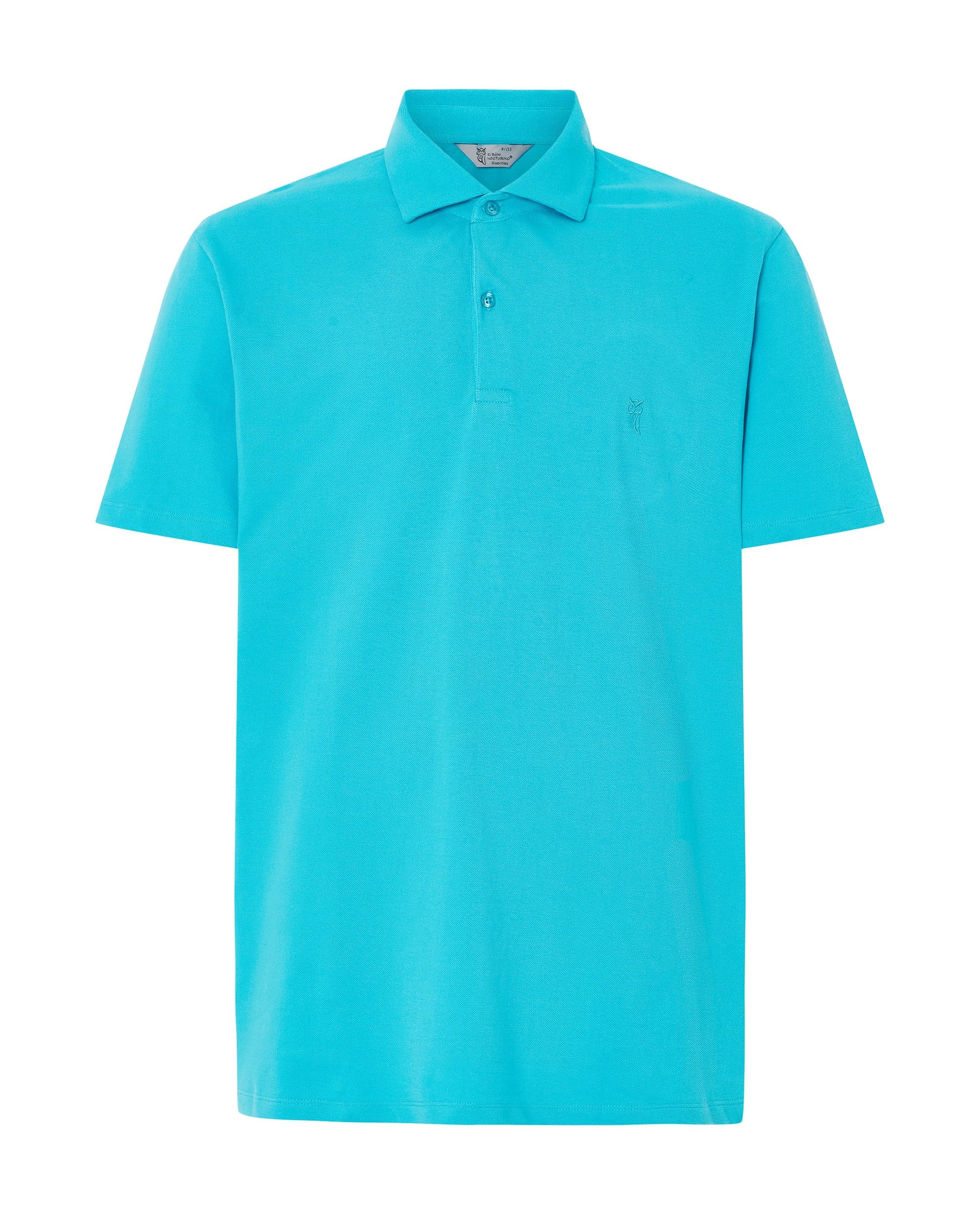 El Búho Nocturno Polo Hombre Manga Corta Algodón 100% Piqué Liso - Cuello Italiano Spread Firme Elegante - Regular Fit Holgado Largo - Deporte Casual Vestir Tallas Grandes S-5XL — view 10