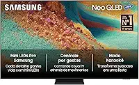 Samsung Vision AI TV 55' NEO QLED Ultra 4K QN85F 2025, Mini LED, Processador com AI, Controle por Gestos, Modo AI, Painel até 144hz, Dolby Atmos®