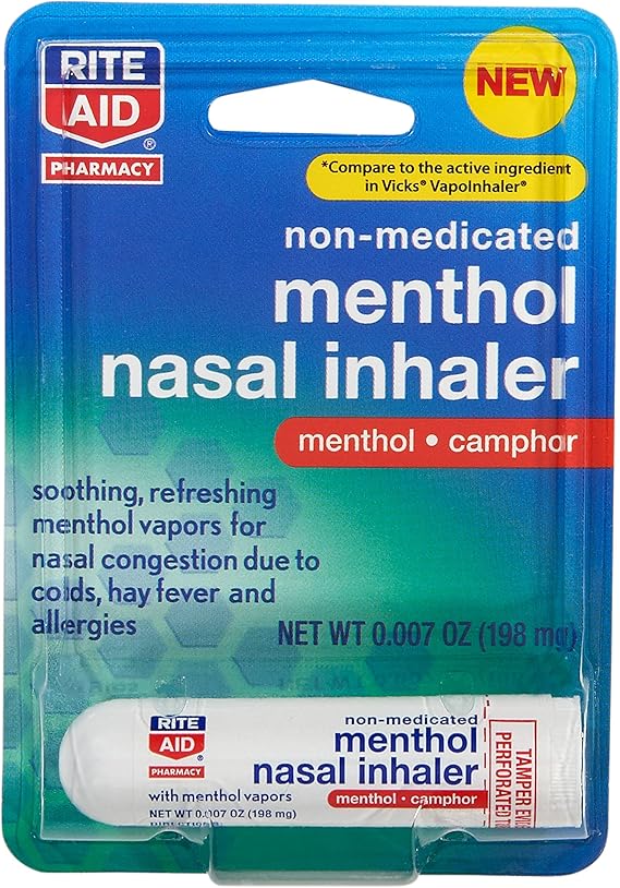 Rite Aid Menthol Nasal Inhaler 0.007 oz Nasal