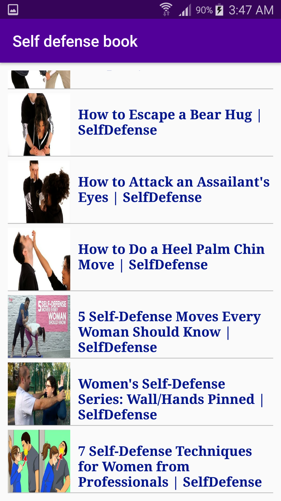 Self Defense Book - App on Amazon Appstore