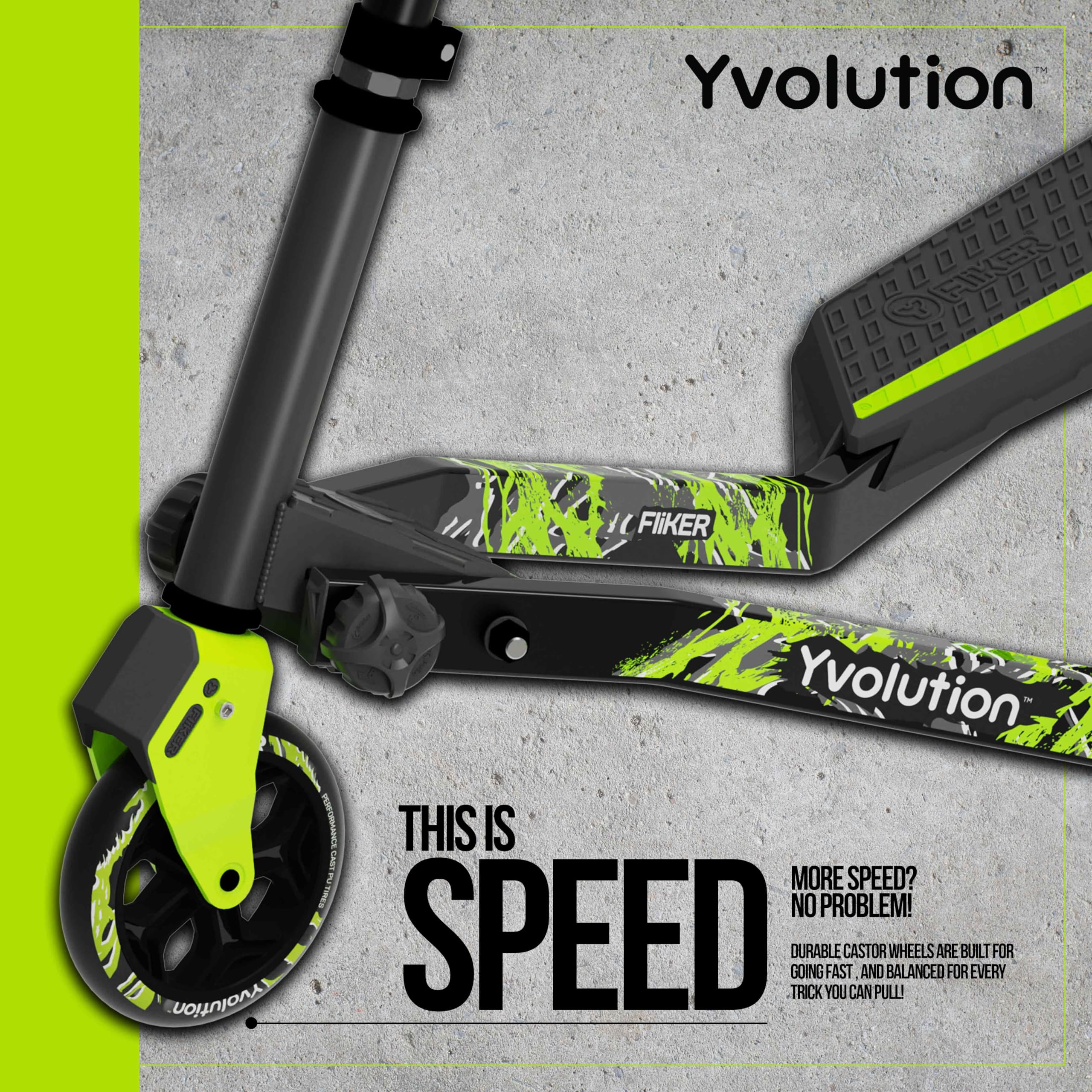 Amazon.com: Yvolution Y Fliker Lift | Swing Wiggle Carving Scooter