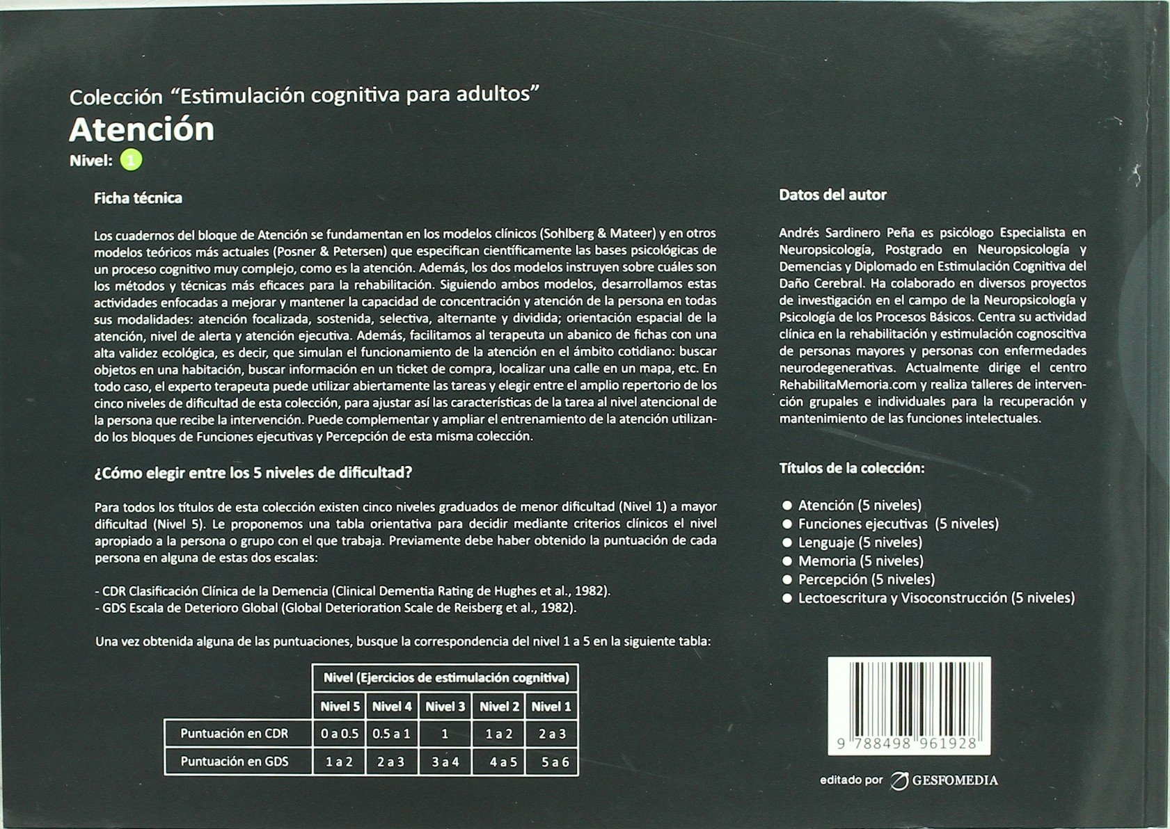 TALLER DE ATENCION NIVEL 1 (ESTIMULACION COGNITIVA DE ADULTOS)
