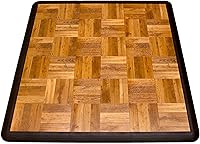Vista 1 de Big Floors 3X3OAKFLOOR Kit de pista de baile modular de plástico ligero entrelazado (3 x 3 pies), roble, 21 piezas