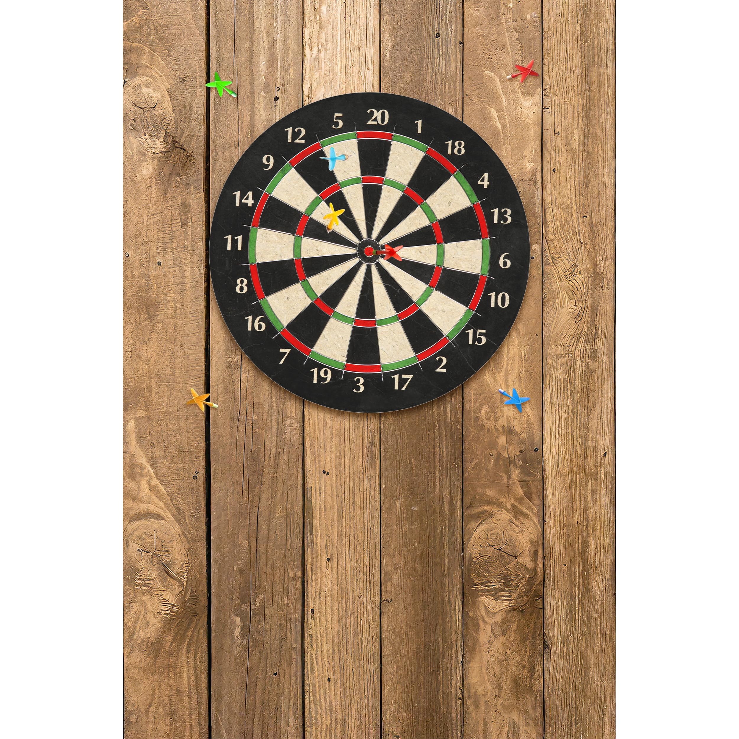 KEAGAN Cible de fléchettes en bois - Protection murale en feutre - Protection murale autocollante - Panneau de fléchettes - Panneau de fléchettes - Carreaux muraux en feutre