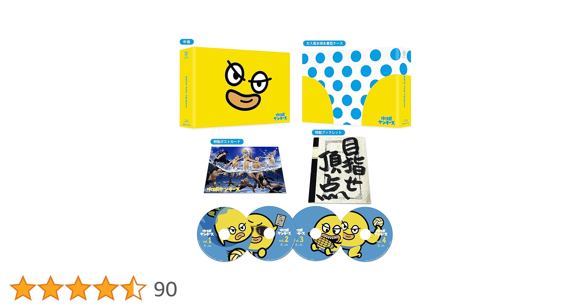 水球ヤンキース 完全版 Blu-ray BOX〈4枚組〉 Amazon.co.jp: 水球ヤンキース 完全版 Blu-ray BOX : 中島裕翔(Hey