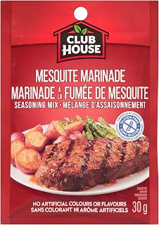 Club House, Dry Sauce/Seasoning/Marinade Mix, Mesquite, 30g - Packaging may vary