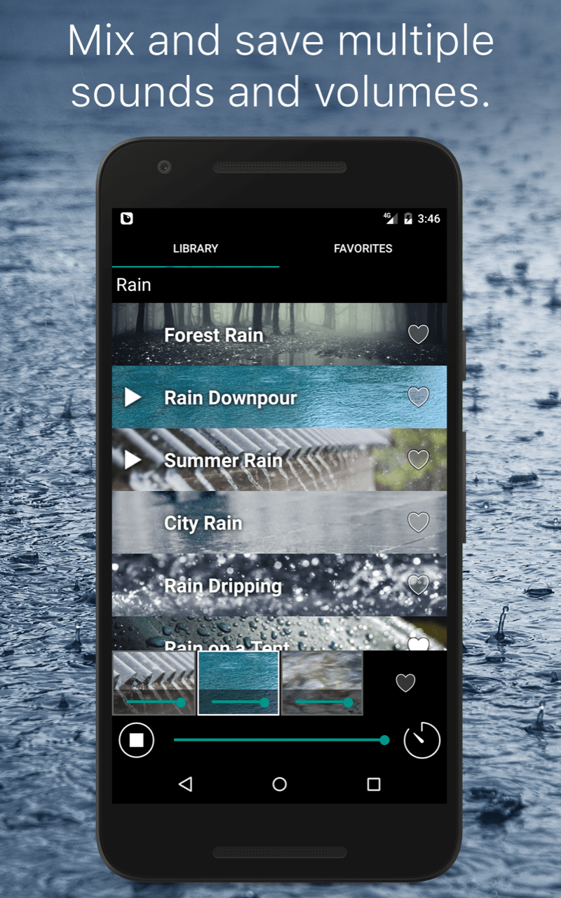 Rain Rain Sleep Sounds App on Amazon Appstore