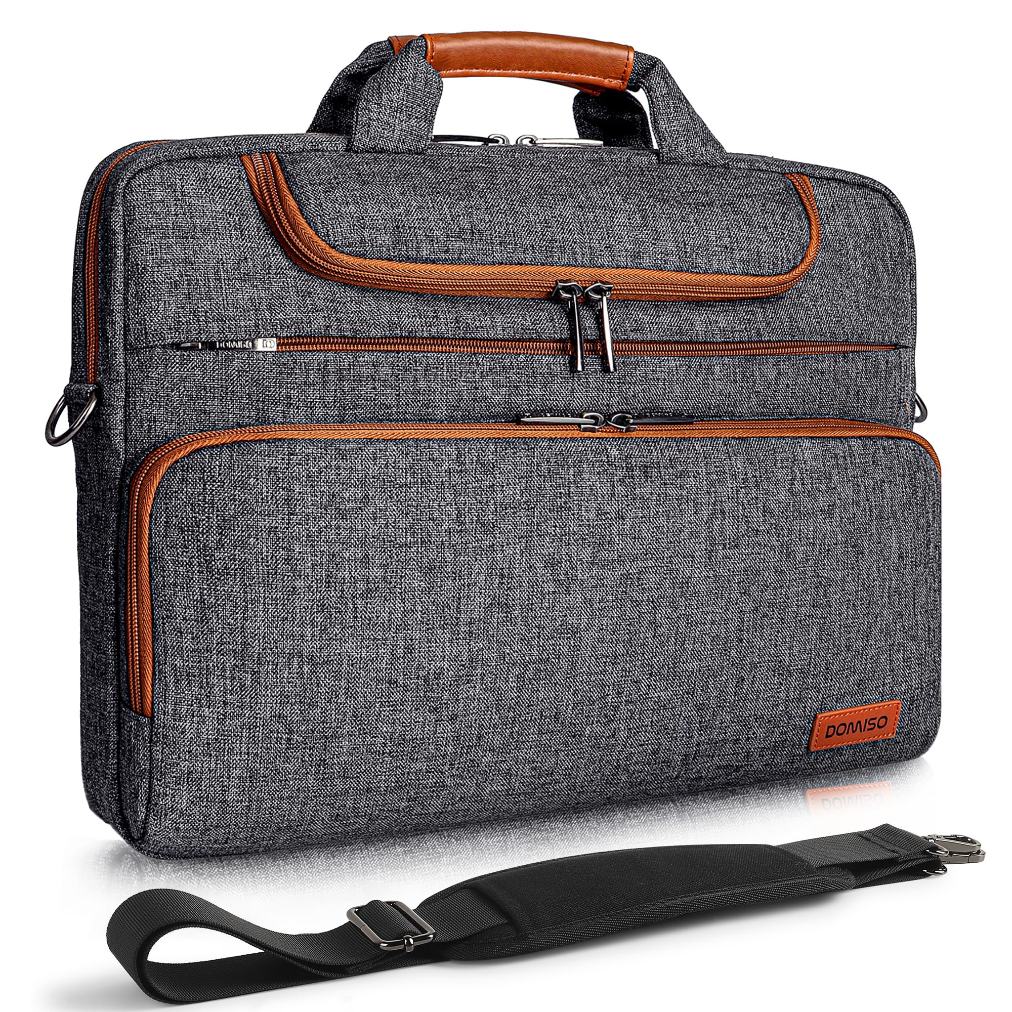 DOMISO Multi-Functional Laptop Bag Business Briefcase Messenger Shoulder Bag