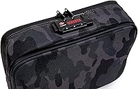 Vista 5 de DIME BAGS Estuche con cierre y sellado de olores, cápsula protectora de viaje para vidrio y equipo, forrada de carbono para protección contra