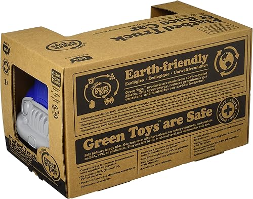 Miniatura 4 de Green Toys Coche de cama plana y carrera, CB - Juego de simulación, habilidades motoras, vehículos de juguete para niños. Sin BPA, ftalatos, PVC.