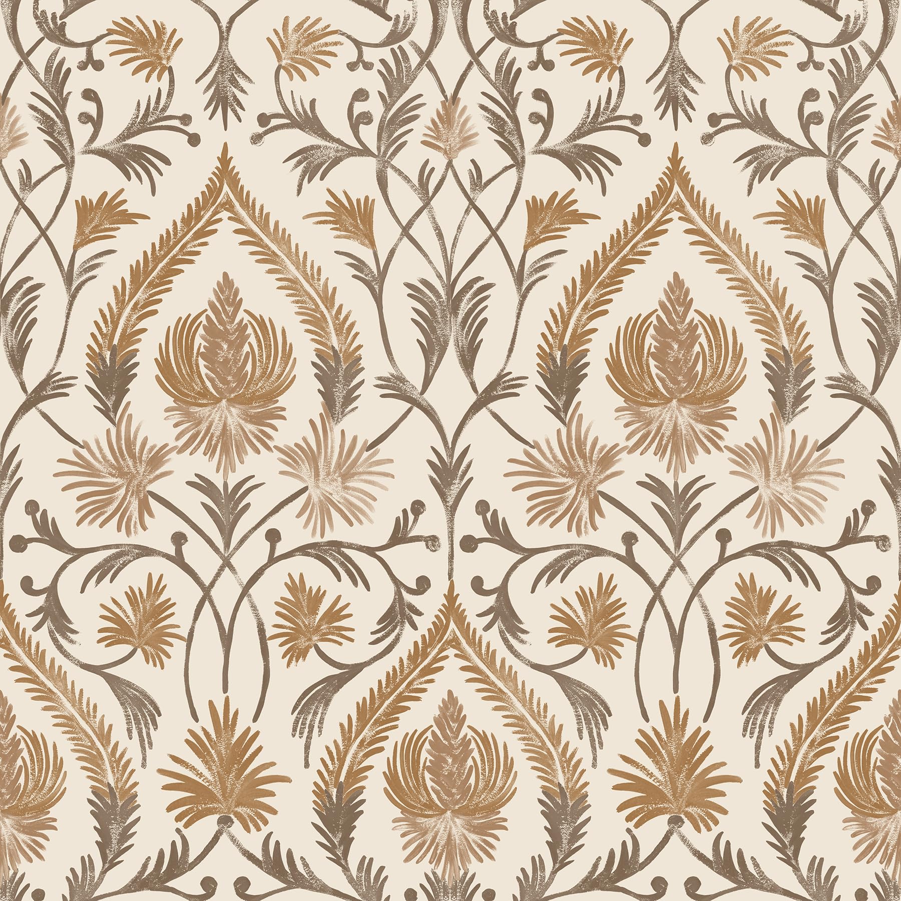 Papier peint autocollant marron Isle Brown pour relooker la chambre