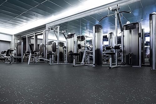 Miniatura 3 de Playsafer Genaflex Pro - Azulejo de goma laminado de alta densidad absorbente de golpes, 1 pulgada de grosor x 20 pulgadas de ancho x 20 pulgadas de