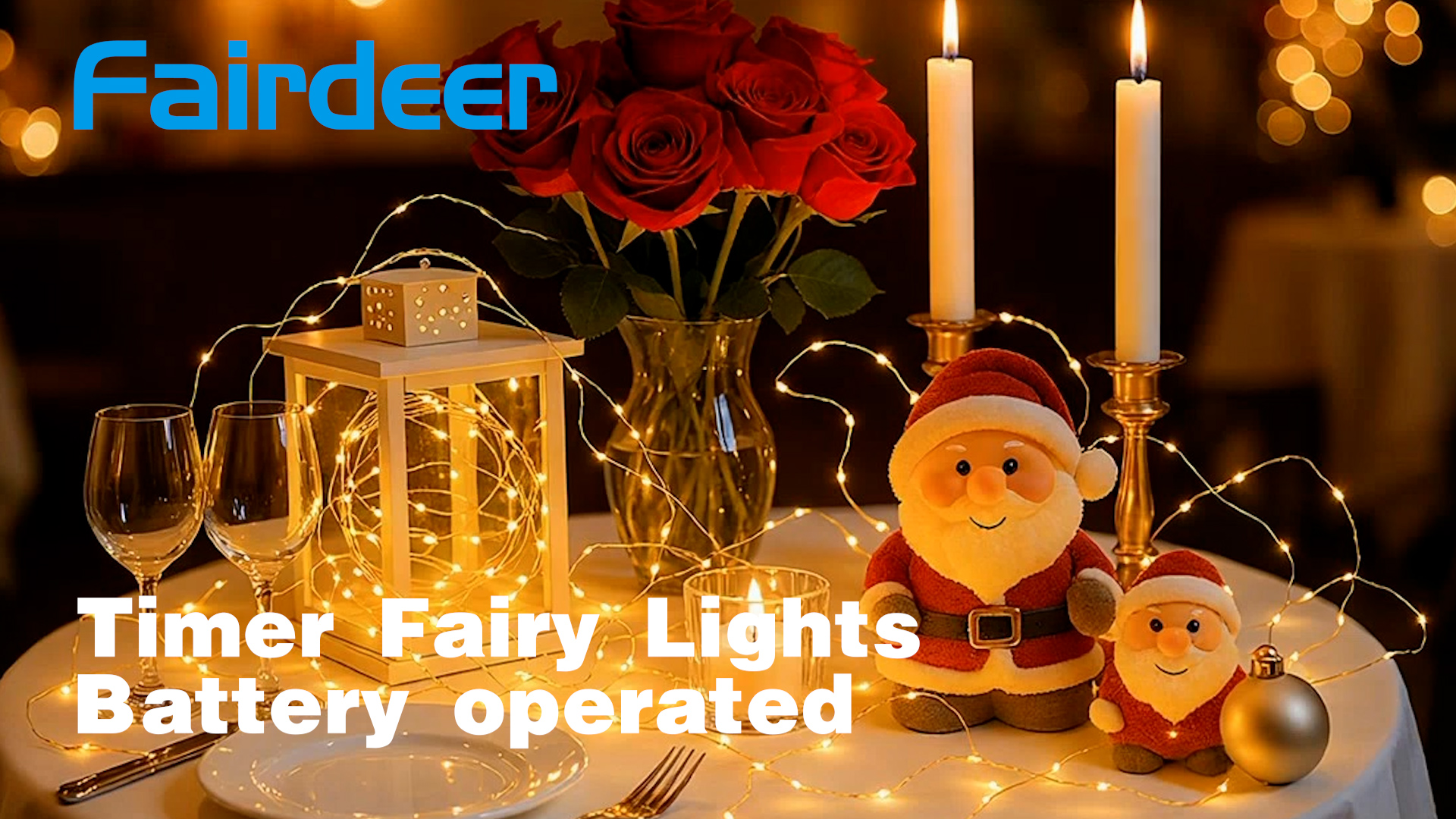 Image of 6Pack Fairy Lights with Timer, 7ft 20 LED Twinkle Light Battery Operated 3 Modes, Mini String Lights for Christmas Trees Wreath Party DIY Mason Jars Bottles Decor, Warm White