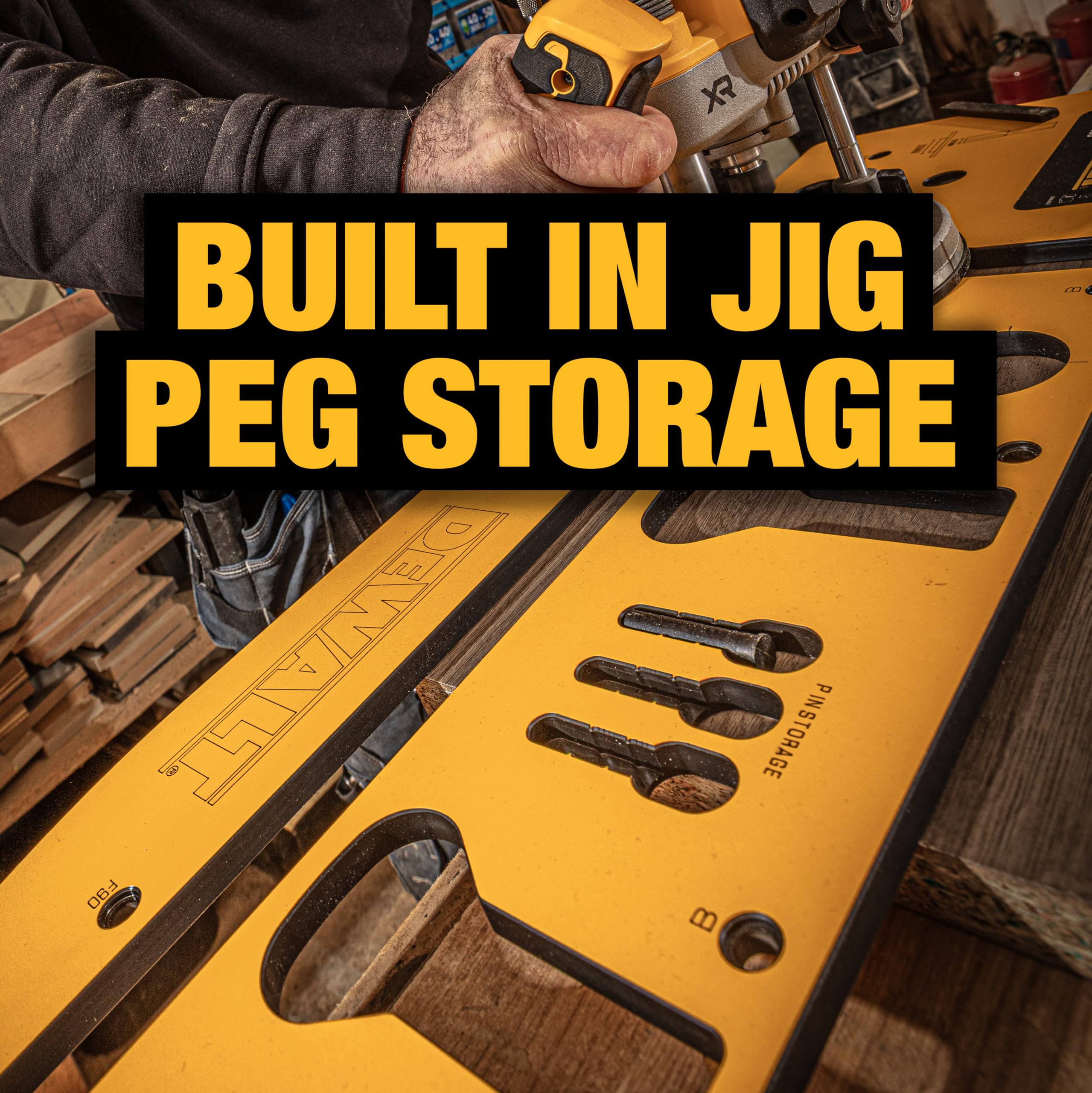 Dewalt 650mm Kitchen Worktop Jig with VisonLine® technology. Dewalt Router Jig with Dual Measurement for perfect cutting/joining of Kitchen Worktops - Image 3
