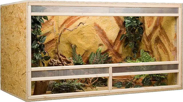 Holzkonzept OSB Terrarium 150x80x80 cm mit Frontlüftung für Reptilien