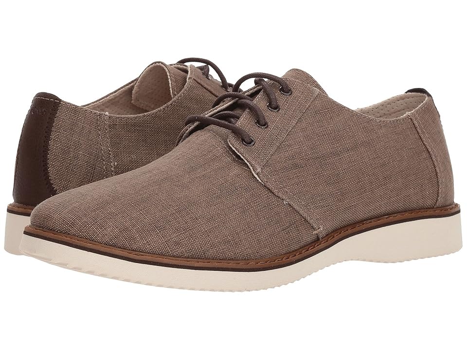 

TOMS Preston (Toffee Coated Linen) Men's Lace up casual Shoes