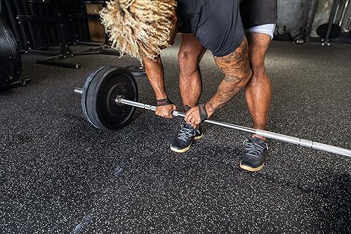 Miniatura 4 de Harbinger Correas olímpicas de nailon para levantamiento de pesas (par)