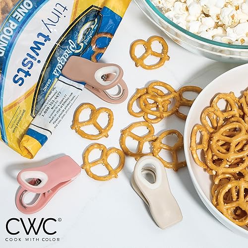 Miniatura 4 de Cook with color - Clips para bolsas de patatas fritas clips de cocina clips imantados para bolsas clips con cierre hermético para bolsas de