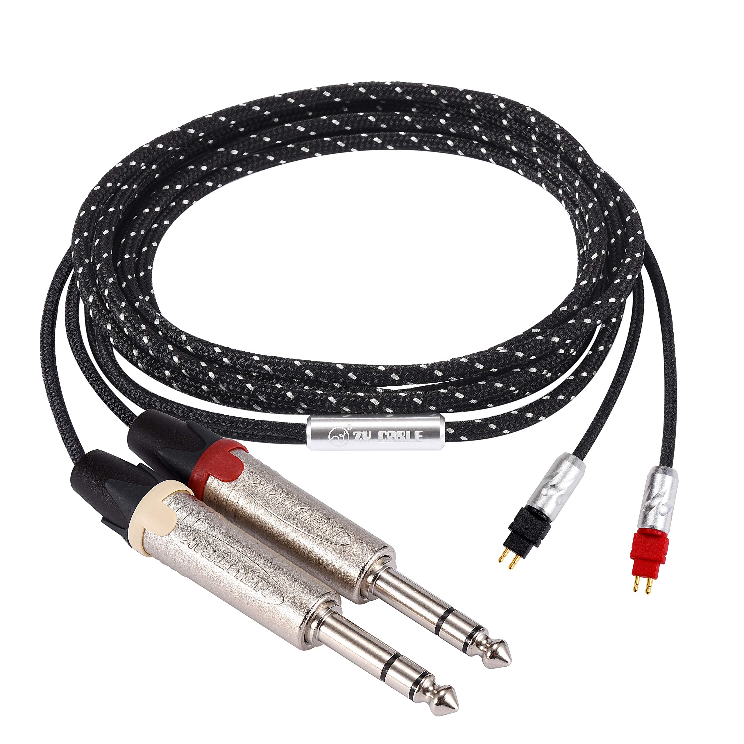 HiFi pojedynczy kryształowy miedziany kabel ulepszony 2TRS ZY-043 do słuchawek Sennheiser HD580 HD600 HD650 HD660S