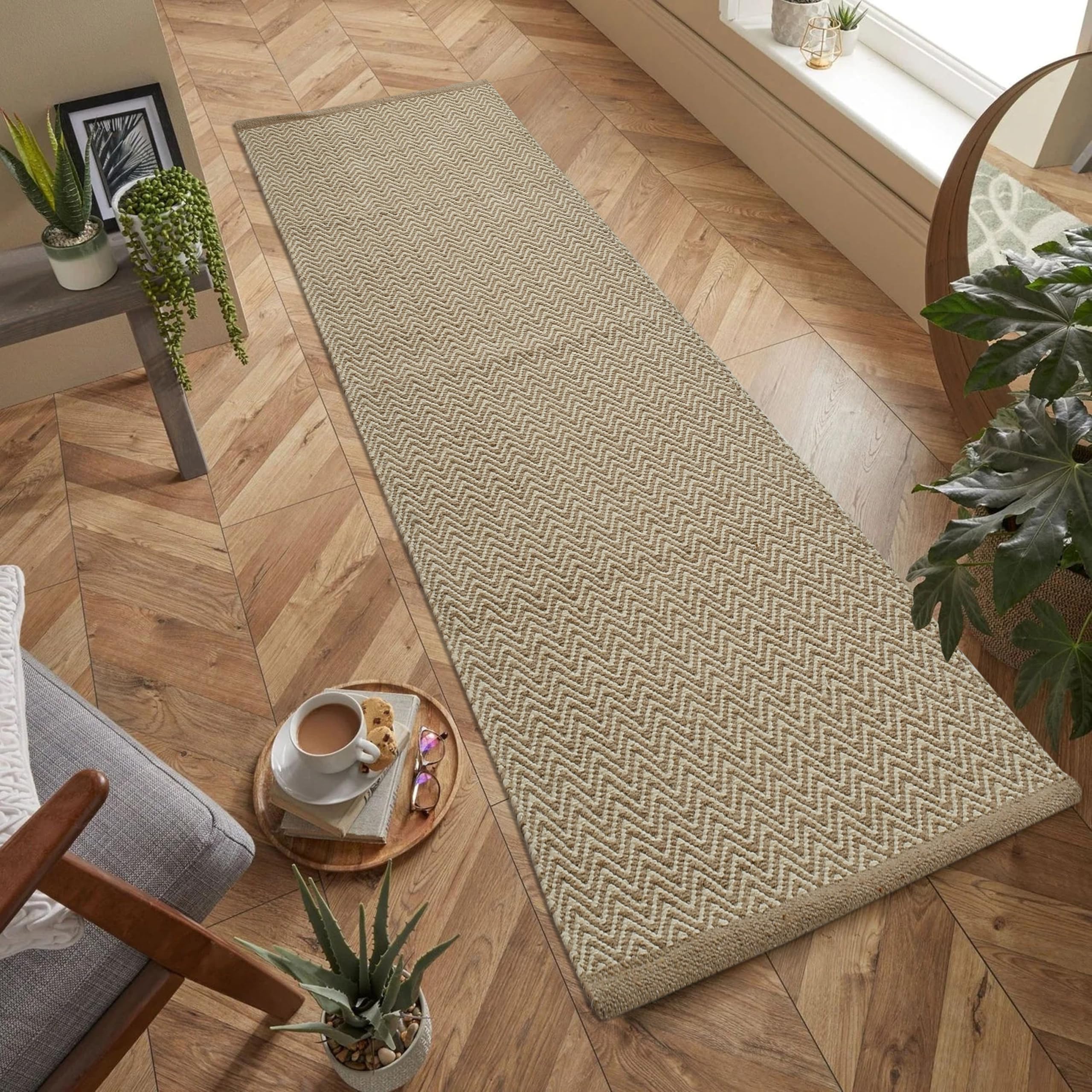 Handwoven Cotton Rug Runner - 60x152cm -27