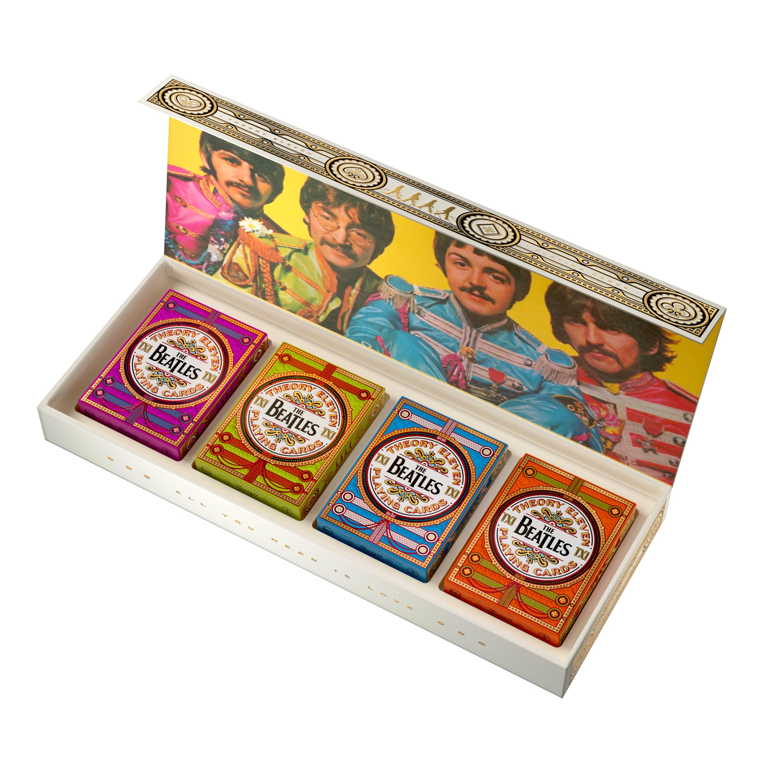 Amazon.com: theory11 Beatles Playing Card Box Set : Toys & Games