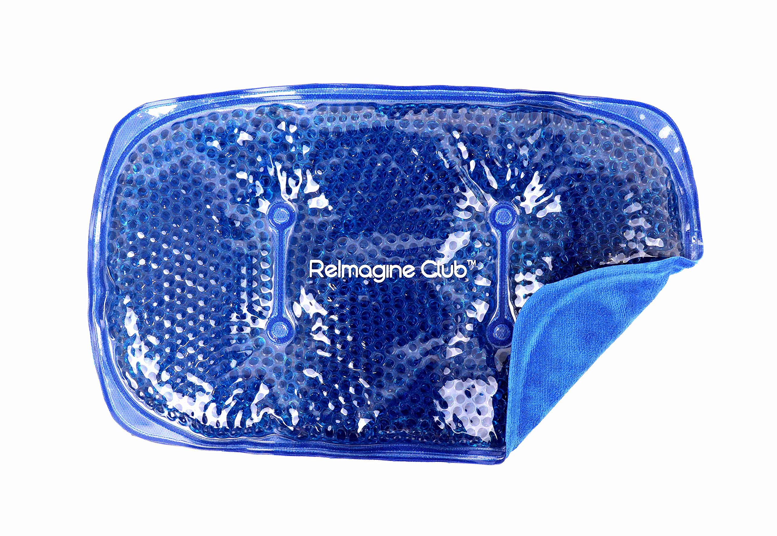 Large Multipurpose Pain Relief Gel Cold & Hot Pack - 10x7" Reusable Warm or Ice Therapy for for Injuries, Hip, Shoulder, Knee, Back Pain